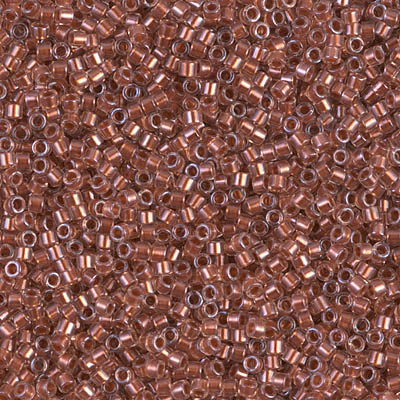 Delica 11/0 Copper Pearl Lined Mist (1704v) (5.2g) Miyuki Delica Beads
