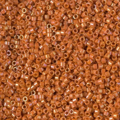 Delica 11/0 Opaque Glazed Persimmon (2274v) (5.2g) Miyuki Delica Beads