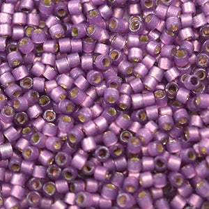 Delica 11/0 Duracoat Silverlined Dyed Color Lilac (2182v) (5.2g) Miyuki Delica Beads
