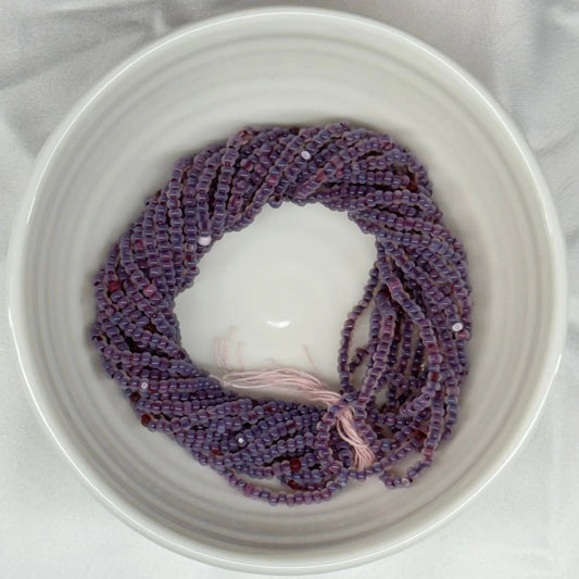 11/0 Charlotte Cut Seed Bead- Opal Plum Pink *10g Hank* India Sheen Charlotte Cut Seedbeads