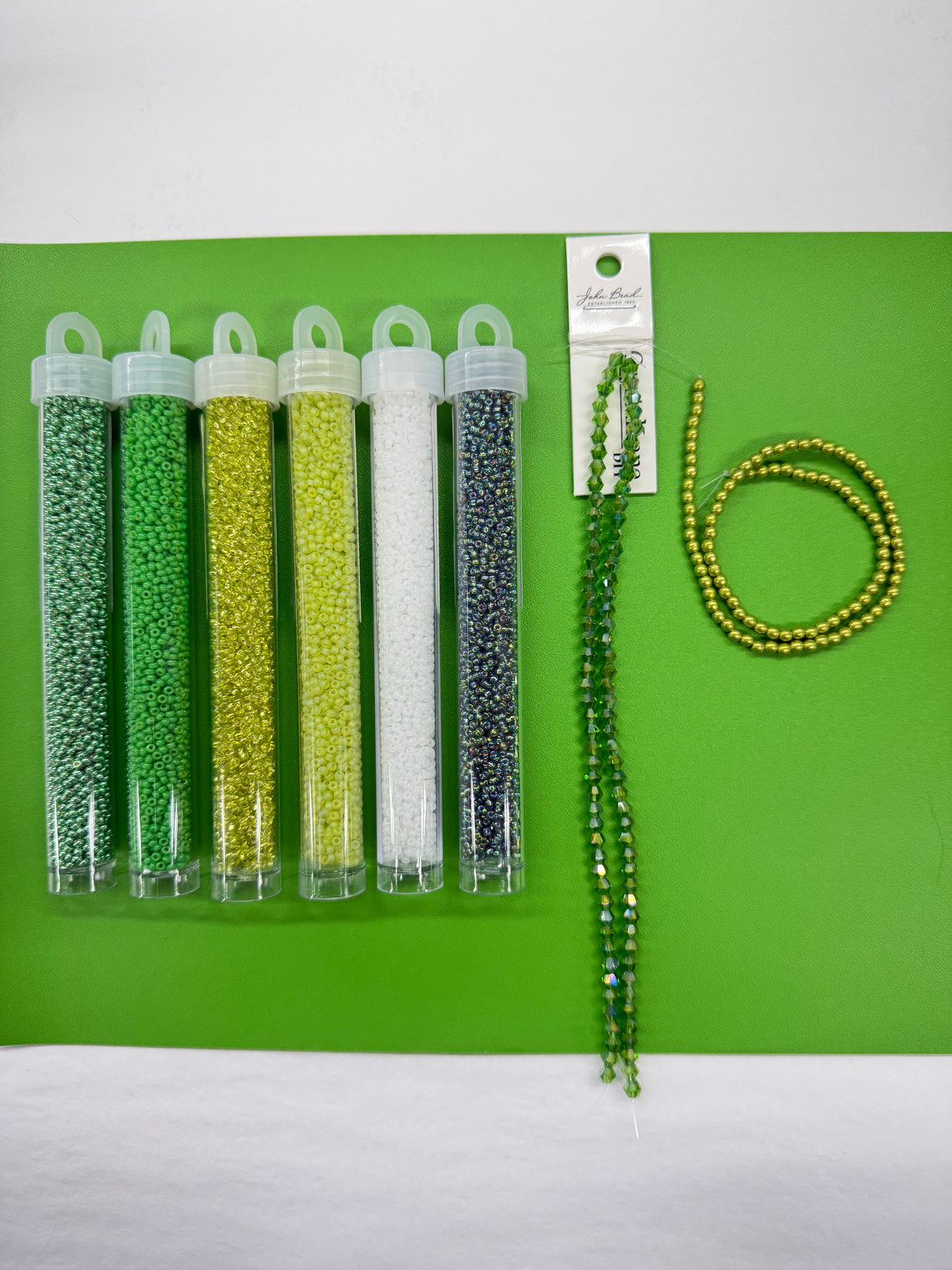 "Grinchy Green" 11/0 Miyuki Bead Set, Promotions Sundaylace Creations & Bling