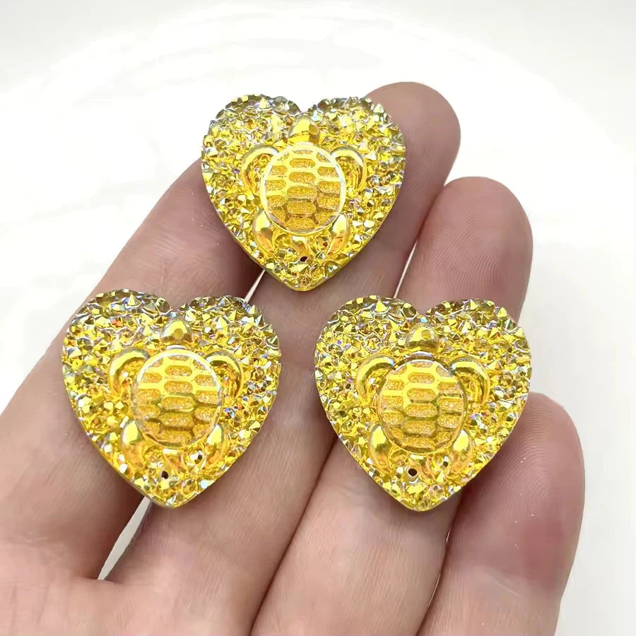 Yellow Turtle Heart