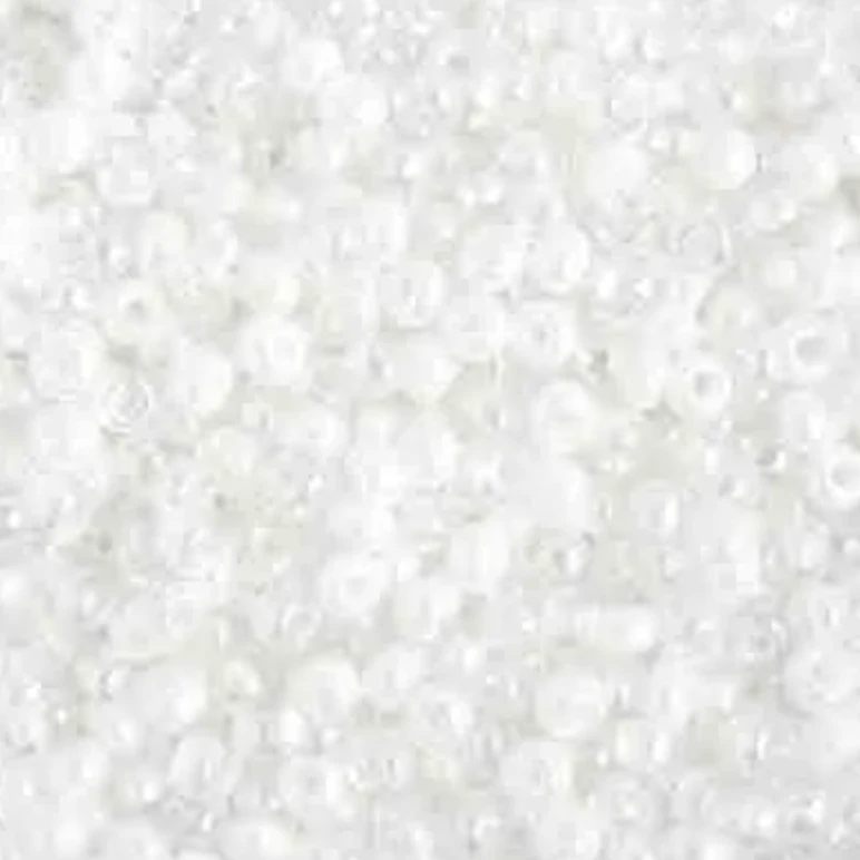 6/0 Pony Seed Beads, MIX White Opaque/Luster/Transparent 6/0 Pony Beads