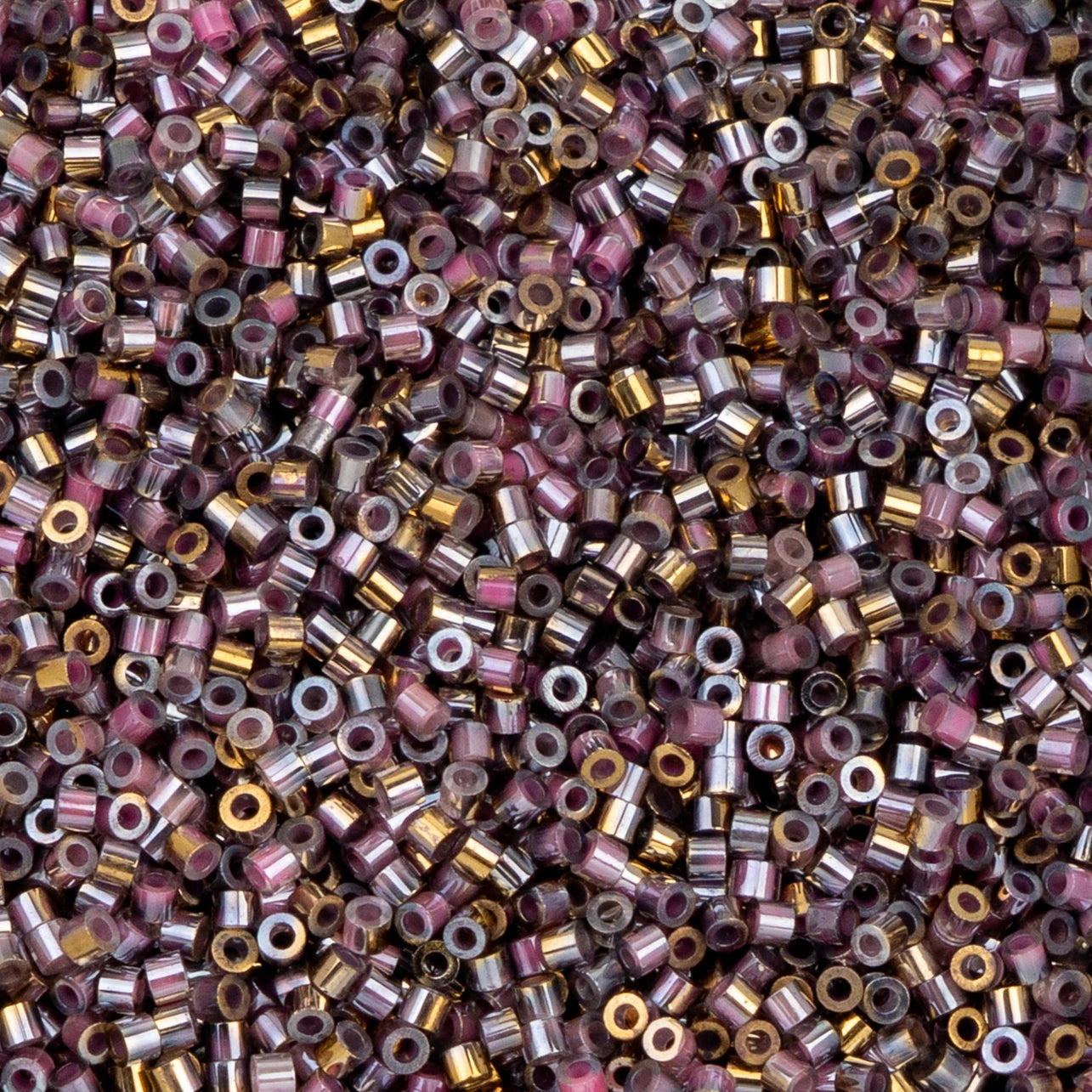 11/0 Cylin Bead – Gilded Halo Rose 25g Bag Cylin Beads John Beads