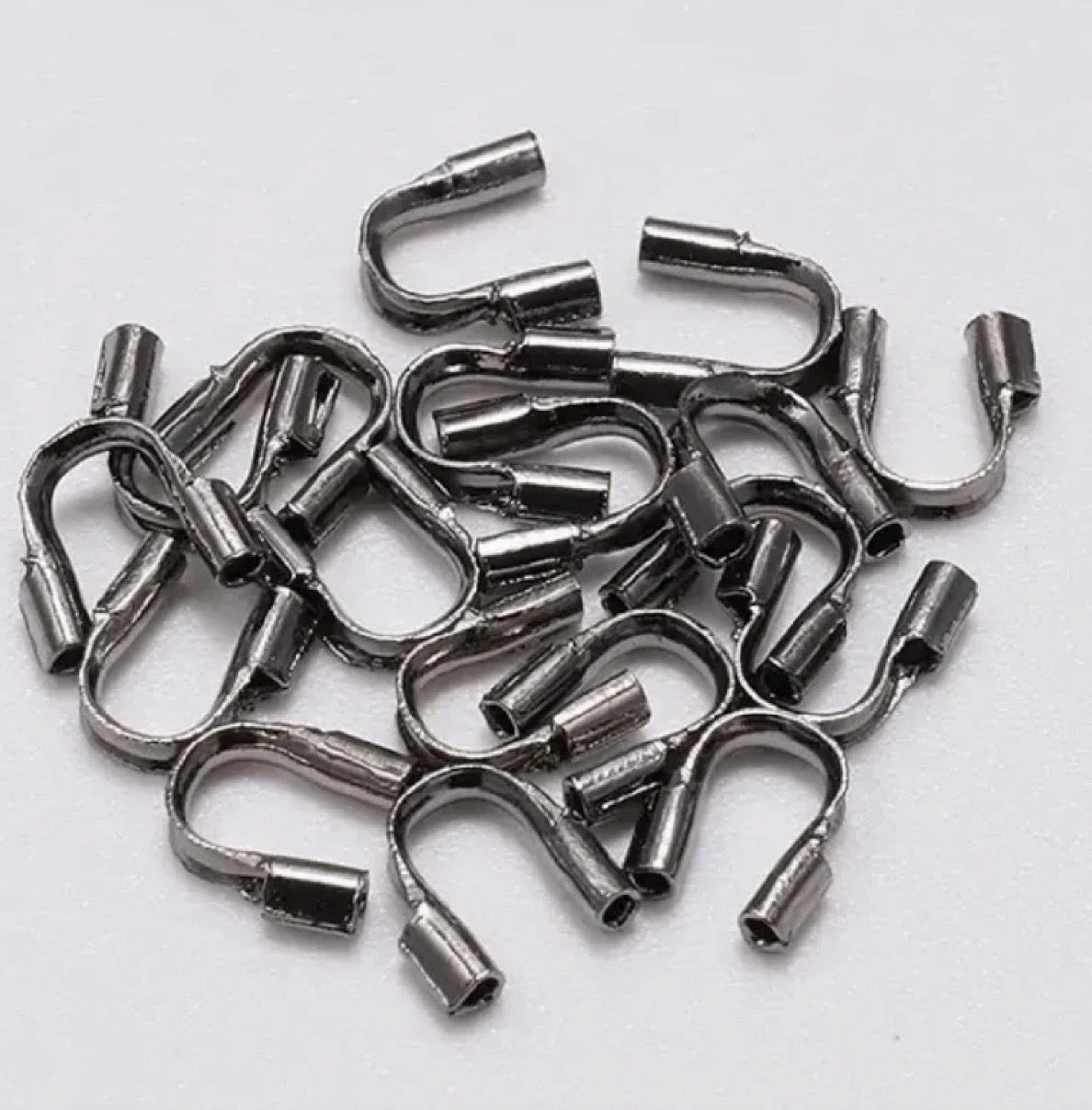 4*5mm Gunmetal Wire Guardians, Metal Findings *200pcs Basics