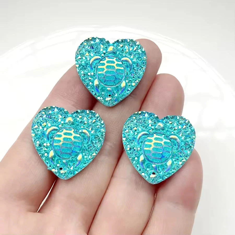 Aqua Turtle Heart