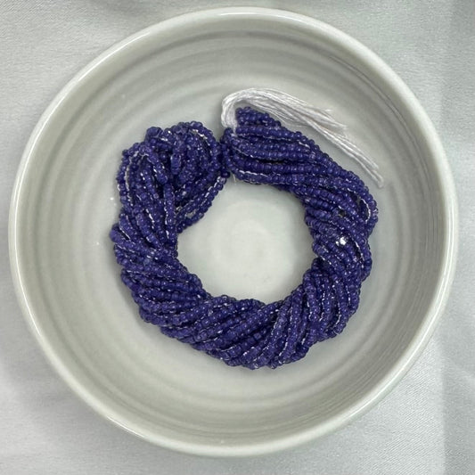 11/0 Charlotte Cut Seed Bead- Colour Lined Neon Dark Purple *10g Hank* Sundaylace Creations & Bling