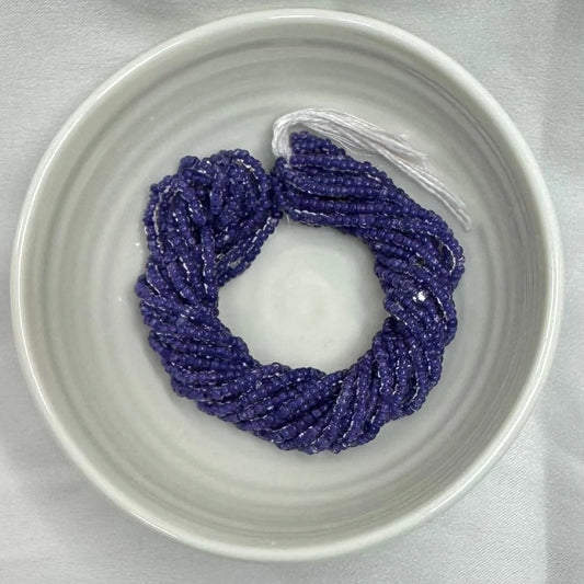 11/0 Charlotte Cut Seed Bead- Colour Lined Neon Dark Purple *10g Hank* Sundaylace Creations & Bling