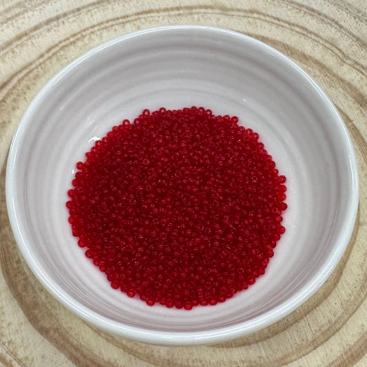 “Cherry Red” 10 - 11/0 Seed Beads Set Sundaylace Creations & Bling