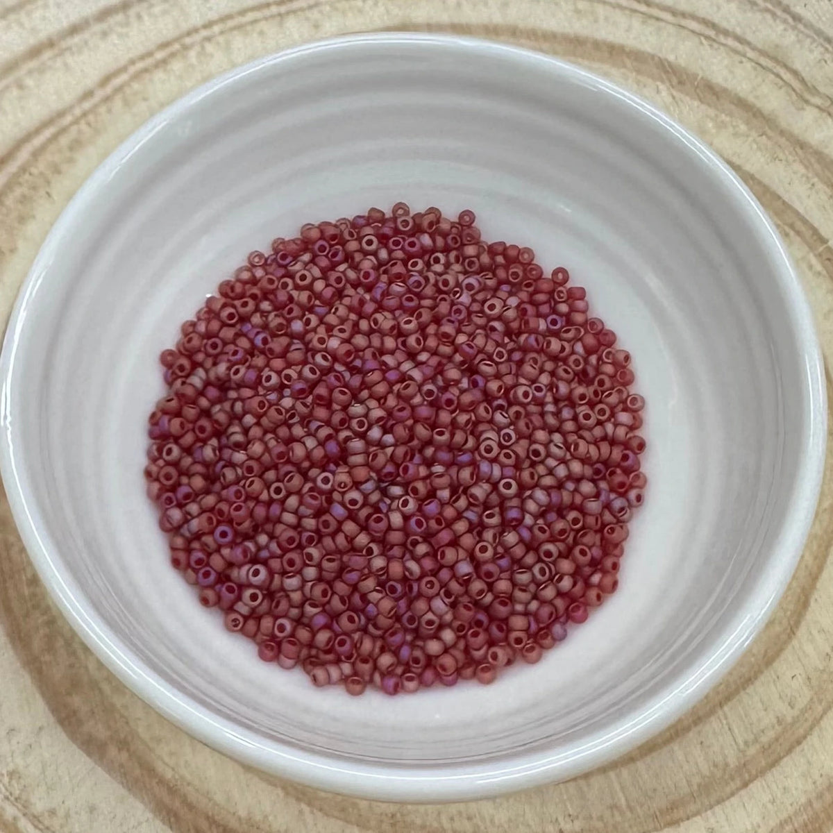 “Cherry Red” 10 - 11/0 Seed Beads Set Sundaylace Creations & Bling