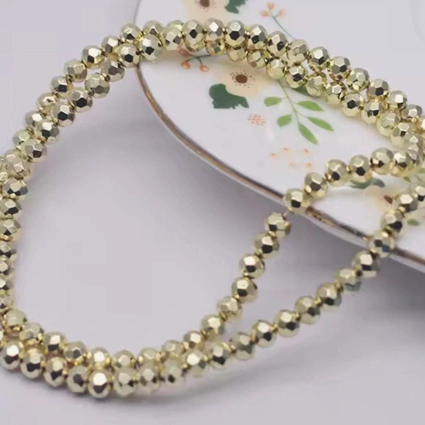 4mm Metallic Olive Rondelle Sundaylace Creations & Bling