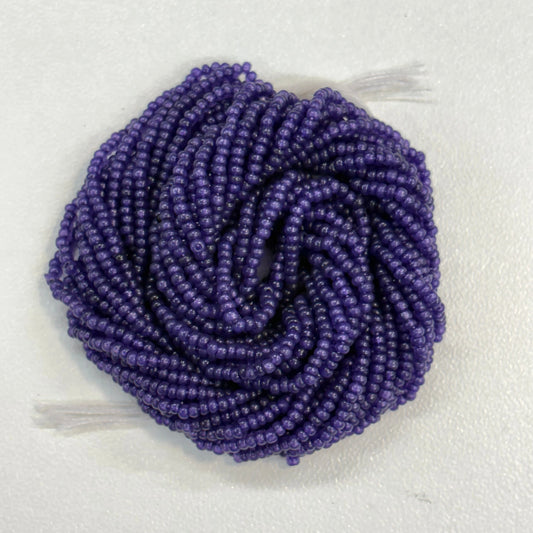 13/0 Charlotte Cut Czech Seed Bead - PURPLE VELVET 10g India Sheen Charlotte Cut Seedbeads