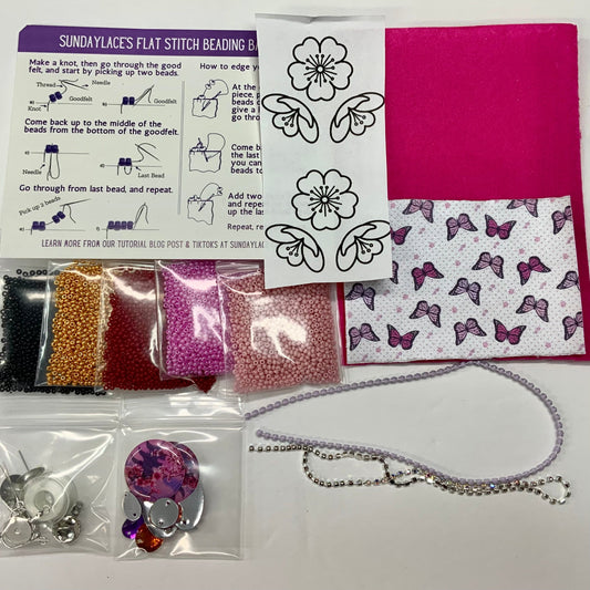 "Cherry Blossom" Beading Starter Kit, Promotions Sundaylace Creations & Bling
