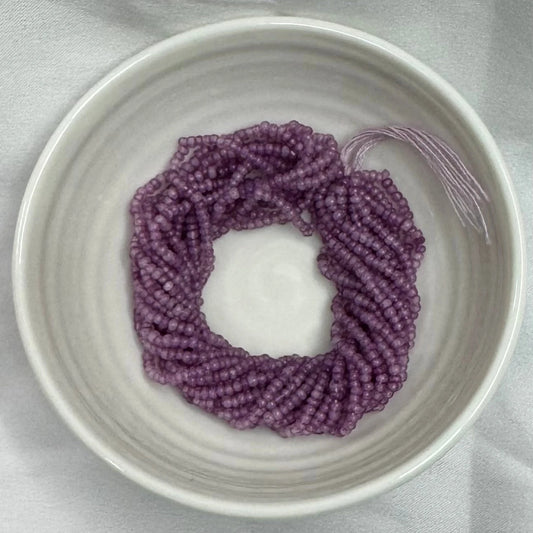 11/0 Charlotte Cut Seed Bead- Opal Amethyst Purple *10g Hank* India Sheen Charlotte Cut Seedbeads
