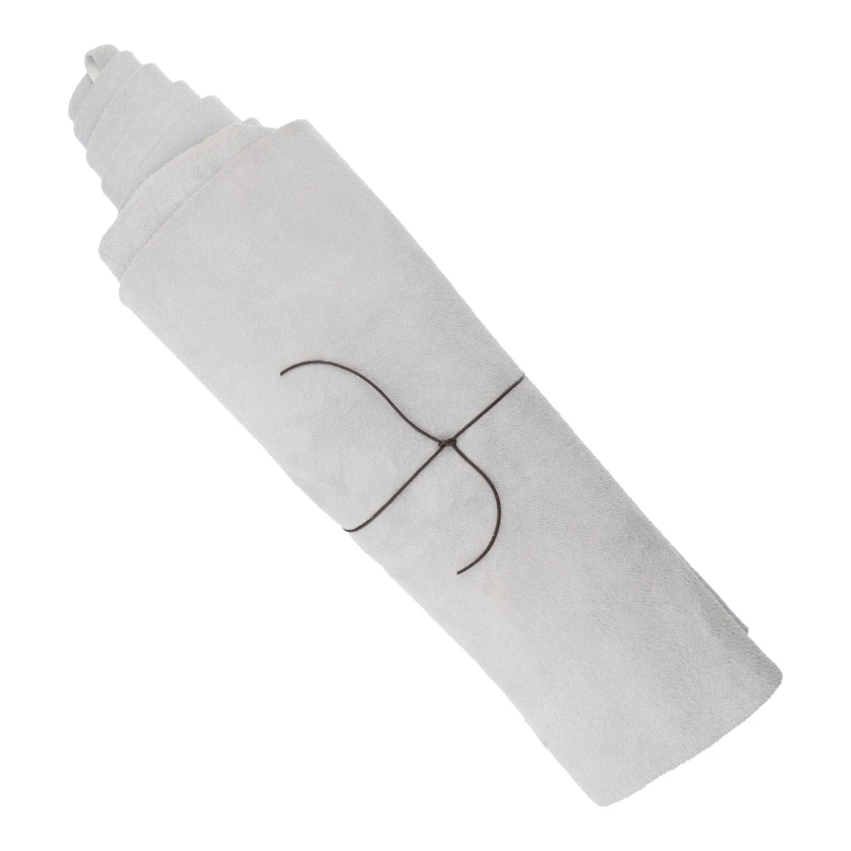 8*10 inch Sample Size Buffalo (Bison) Real Leather Hide White 3-3.5oz, Basics Leatherette