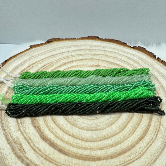 “Twisted Cedar” 5 Hanks x 11/0 Charlotte Cut Promotions India Sheen Charlotte Cut Seedbeads