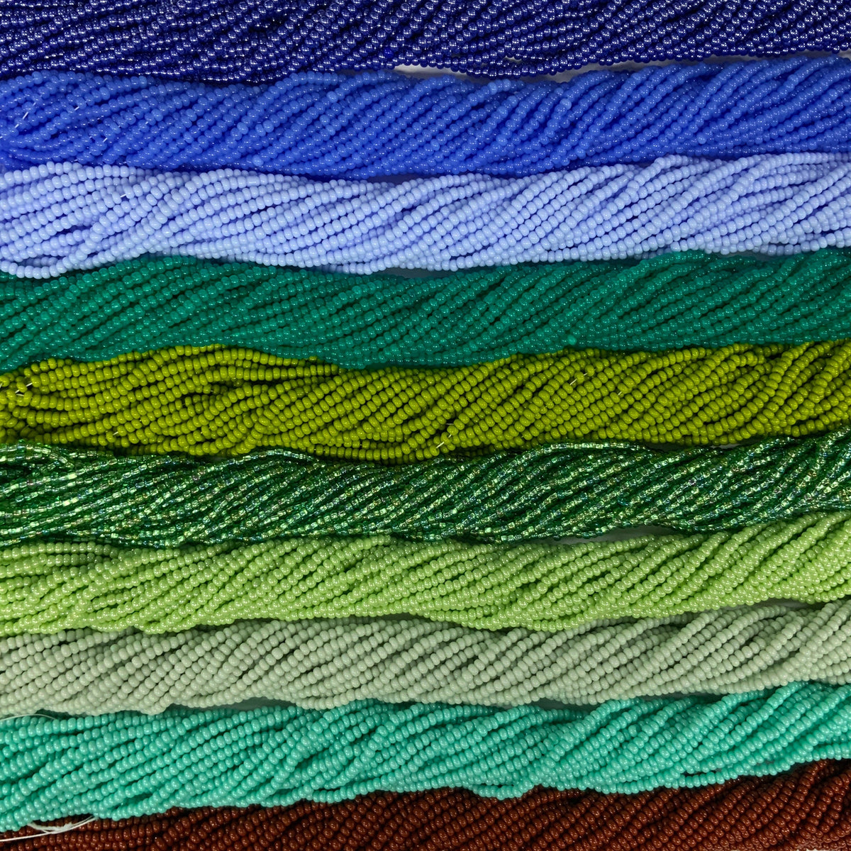"Earth Day" 11/0 Seed beads bundle, 10 Hanks, Promotions 11/0 Preciosa Seed Beads