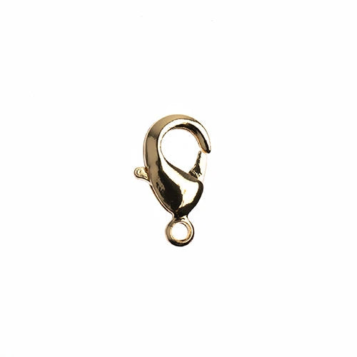 18kt Gold Plated Lobster Clasp 12mm 6pcs New Beader Basics Sundaylace Creations & Bling