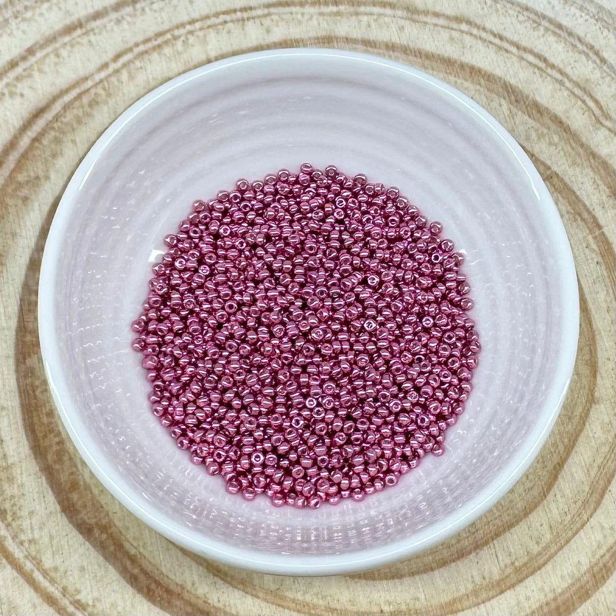 “Belle Rose Pink” 6 x 11/0 Seedbeads Promotions Set 11/0 Preciosa Seed Beads