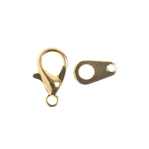 Must Have Findings - Lobster Clasp Set 12mm Gold 10pcs, New Beader Basics Sundaylace Creations & Bling