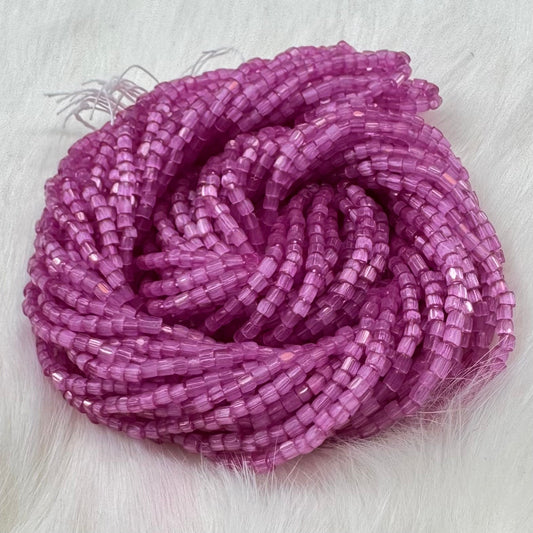 3 Cut 9/0 Beads Pink Taffy Satin Solgel *Limited time Hank Tri-Cut Beads Preciosa