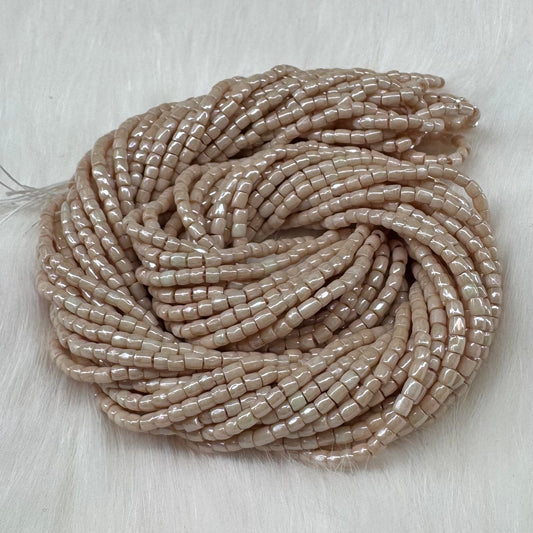 3 Cut 9/0 Beads, Blush Terra Solgel Opaque *Limited time Hank* 9SC153-TA Tri-Cut Beads Preciosa
