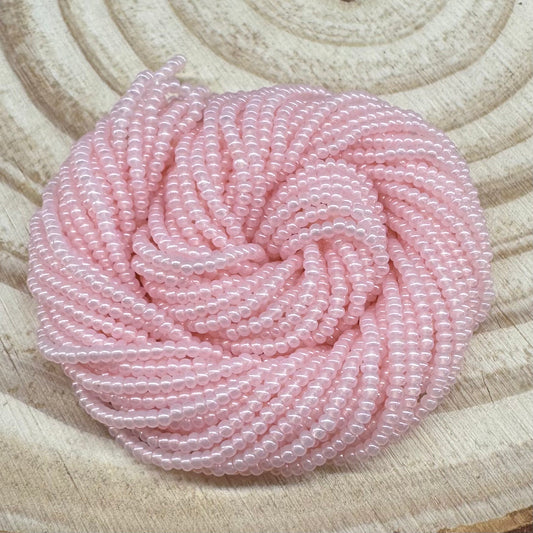 11/0 Soft Pink Opal Pearl Preciosa Seed Beads *Limited time Hank 2023* 11/0 Preciosa Seed Beads