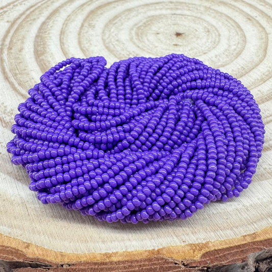 10/0 Purple Terra Pearl Opaque Preciosa Seed Beads *Hank #10SB197-TA 10/0 Preciosa Seed Beads
