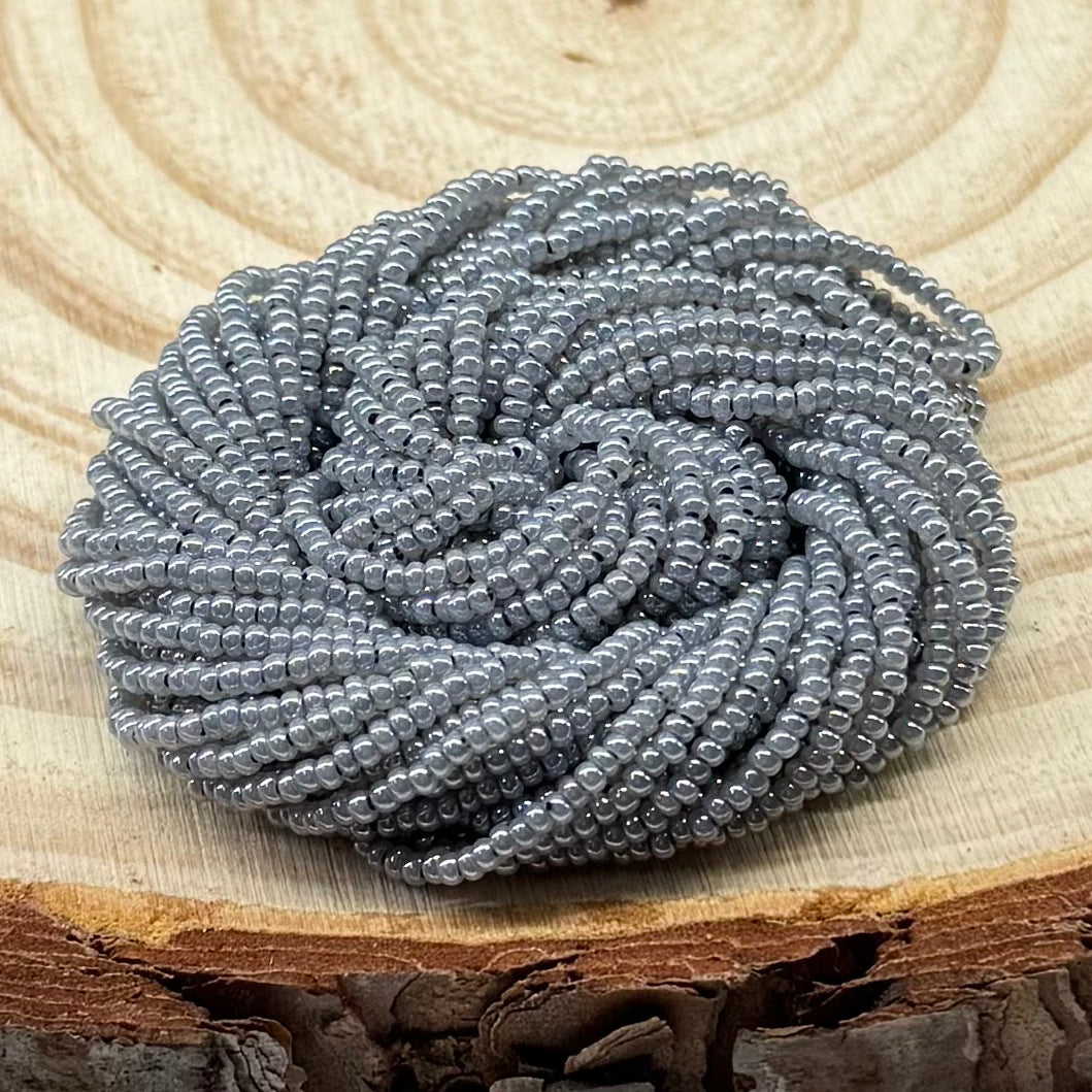 11/0 Grey Pearl Preciosa Seed Beads *Limited time Hank #11SB605 11/0 Preciosa Seed Beads
