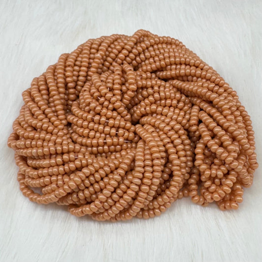 10/0 Beige Terra Pearl Opaque, Preciosa Seed Beads *Limited time Hank 10/0 Preciosa Seed Beads