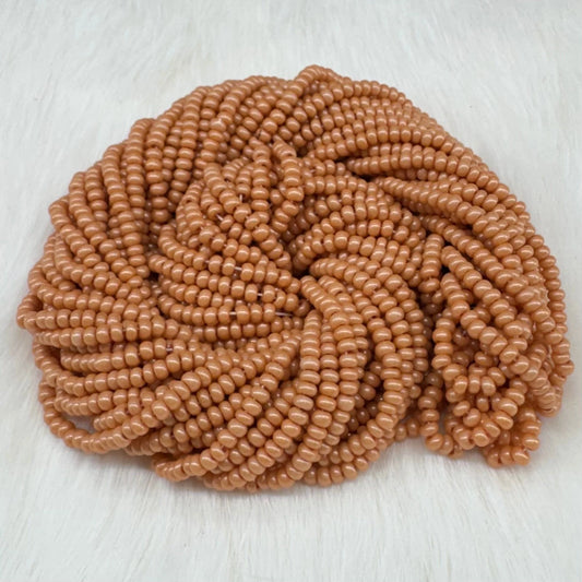10/0 Beige Terra Pearl Opaque, Preciosa Seed Beads *Limited time Hank 10/0 Preciosa Seed Beads