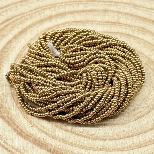 11/0 Silk Dark Copper, Preciosa Seed Bead *Hank 11/0 Preciosa Seed Beads