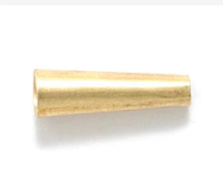 1/2 Inch Brass Cone 50pcs, Earring Findings, Basics 12ME853 Cone