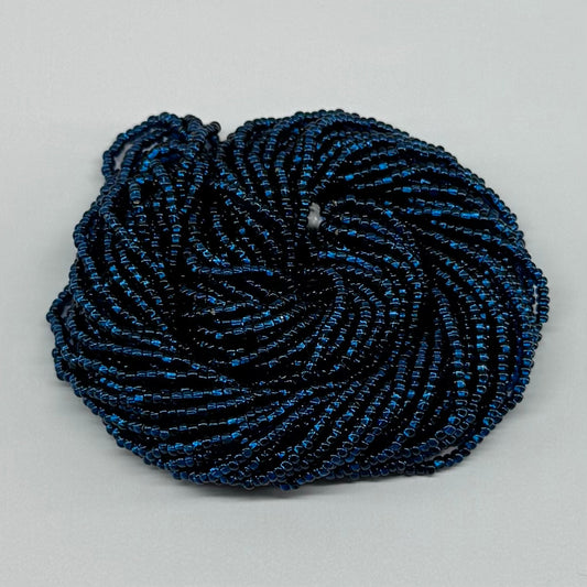11/0 Montana Blue Silver Lined, Preciosa Seed Beads *Hank #11SB469 11/0 Preciosa Seed Beads