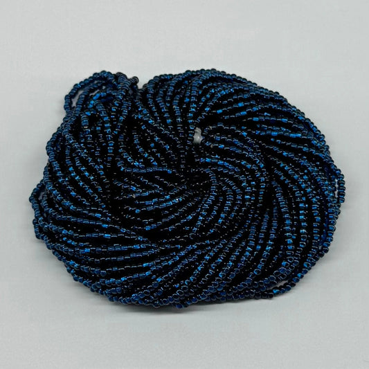 11/0 Montana Blue Silver Lined, Preciosa Seed Beads *Hank #11SB469 11/0 Preciosa Seed Beads