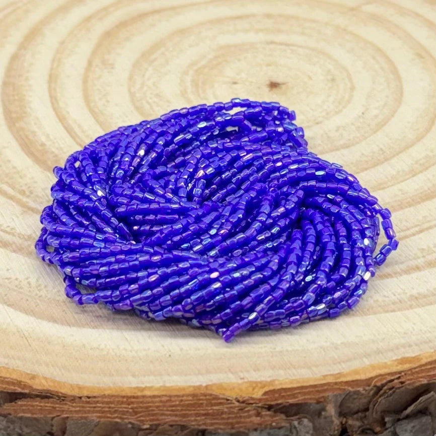3 Cut 9/0 Beads Amethyst Colour Lined AB Finish *Limited time Hank Preciosa Ornela
