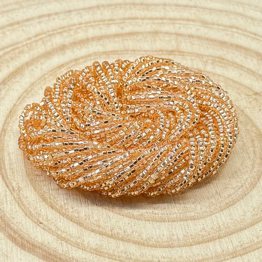 11/0 Champagne Coated Silver Lined Preciosa Seed Beads *Limited time Hank #11SB451 11/0 Preciosa Seed Beads