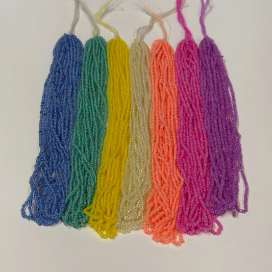"Spring 🐣 2026" 7 x 11/0 Charlotte Beads (10g), Promotions India Sheen Charlotte Cut Seedbeads