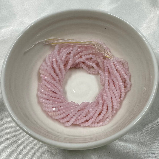 11/0 Charlotte Cut Seed Bead- Opal Rose Water *10g Hank* India Sheen Charlotte Cut Seedbeads