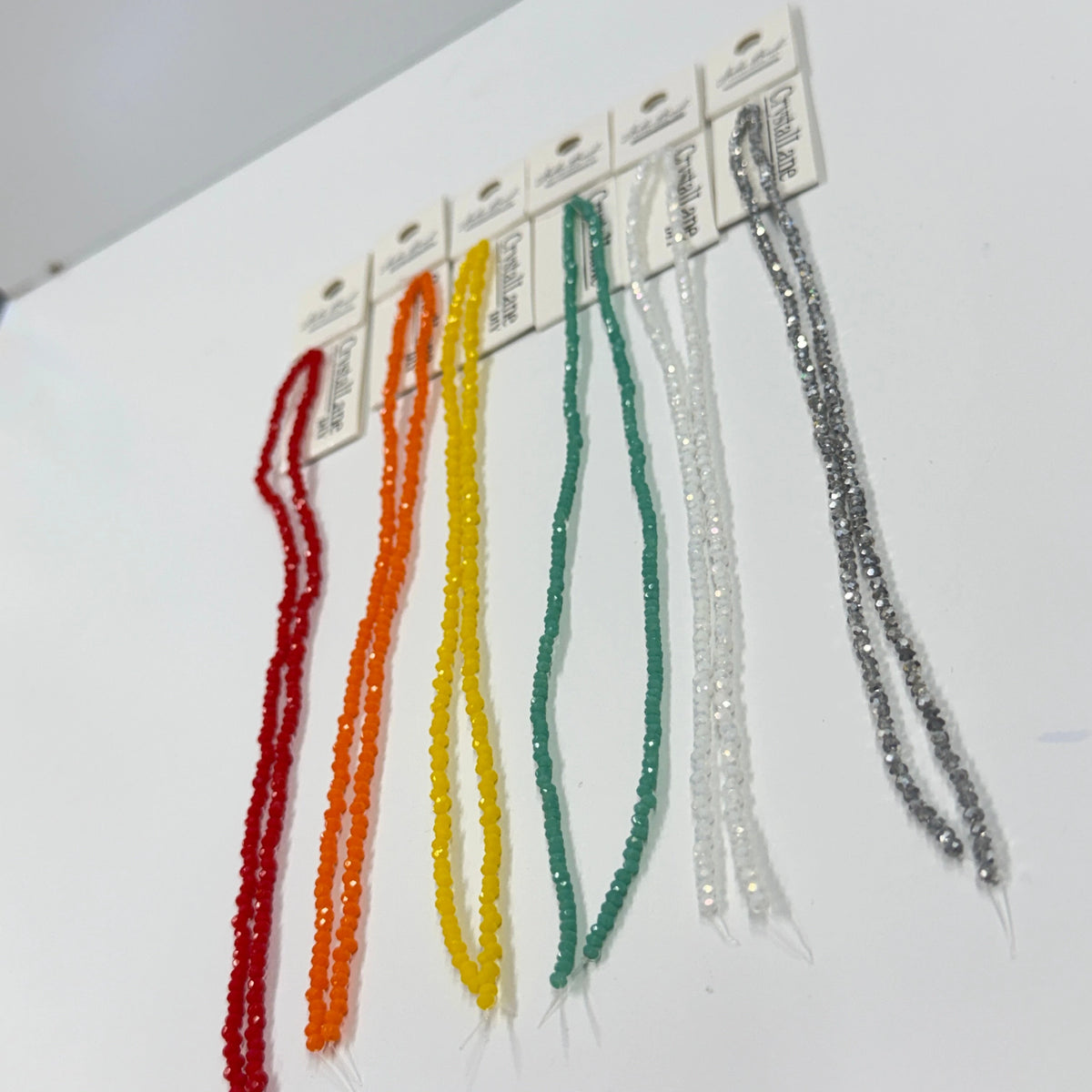 "Fire Colours" 1.5*2.5 Crystal Lane Rondelle Beads Strand, Promotions Sundaylace Creations & Bling