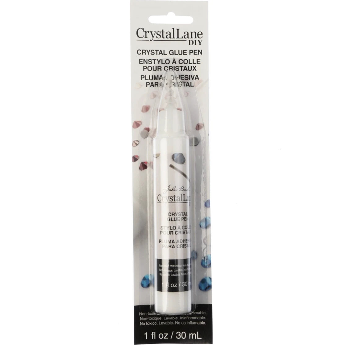 Crystal Lane DIY Glue Pen 1floz/30ml, Basics John Beads