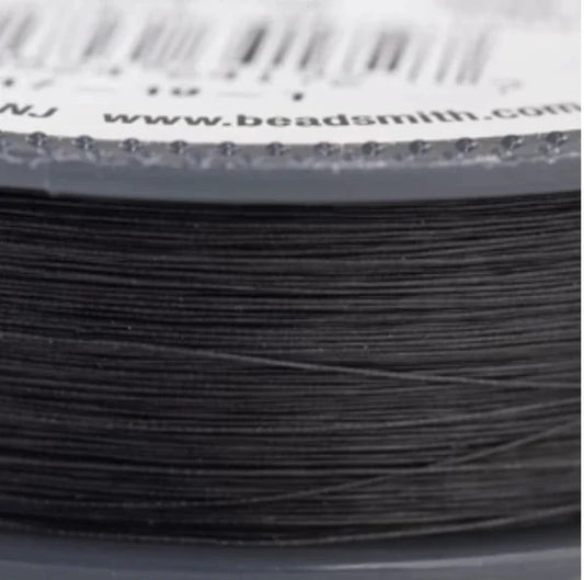 4lb Smoke FireLine Braided Beading Thread- 50 yard stool, Basics Thread