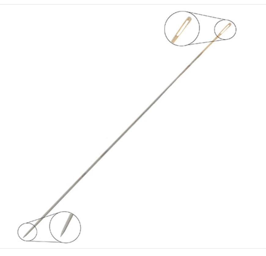 Tulip Beading Needles #10 4pcs. - 0.46x51mm (Long) Basics Sundaylace Creations & Bling