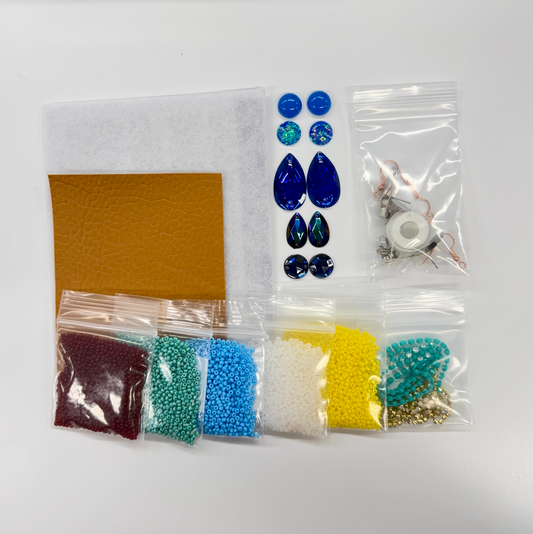 "Sandy Beach Volleyball" Starter Beading kit, Promotions Sundaylace Creations & Bling
