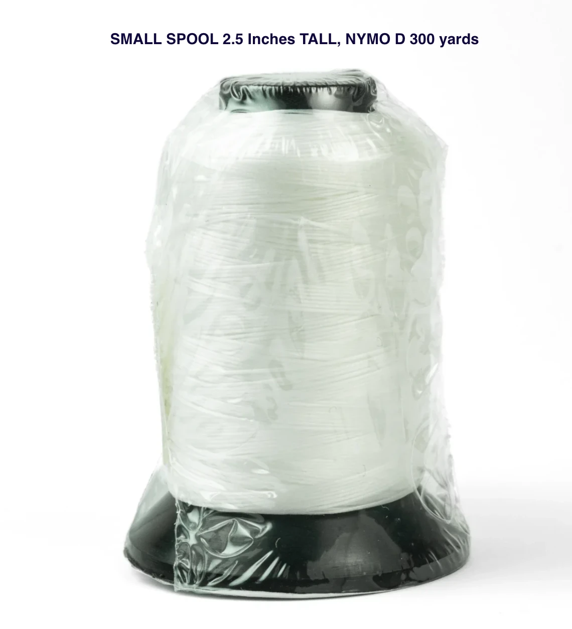 Beading Thread White Size Nymo D Spool - Cone (300 yard) *SMALL SPOOL Thread