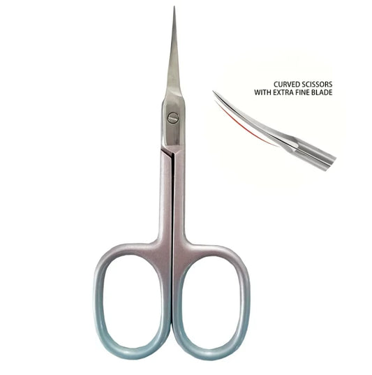 9*45cm Curved Head Stainless Steel Scissors Sharp Point, Basics Basics