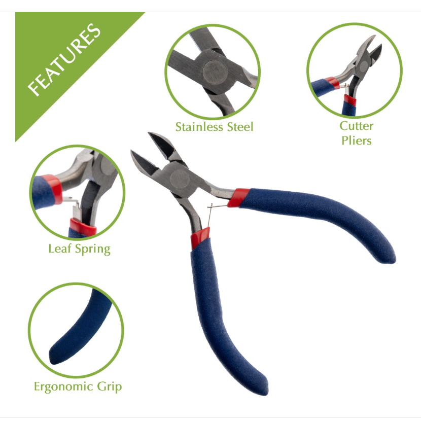 Economy Pliers Cutter, John Bead Brand, Beader Basics Basics
