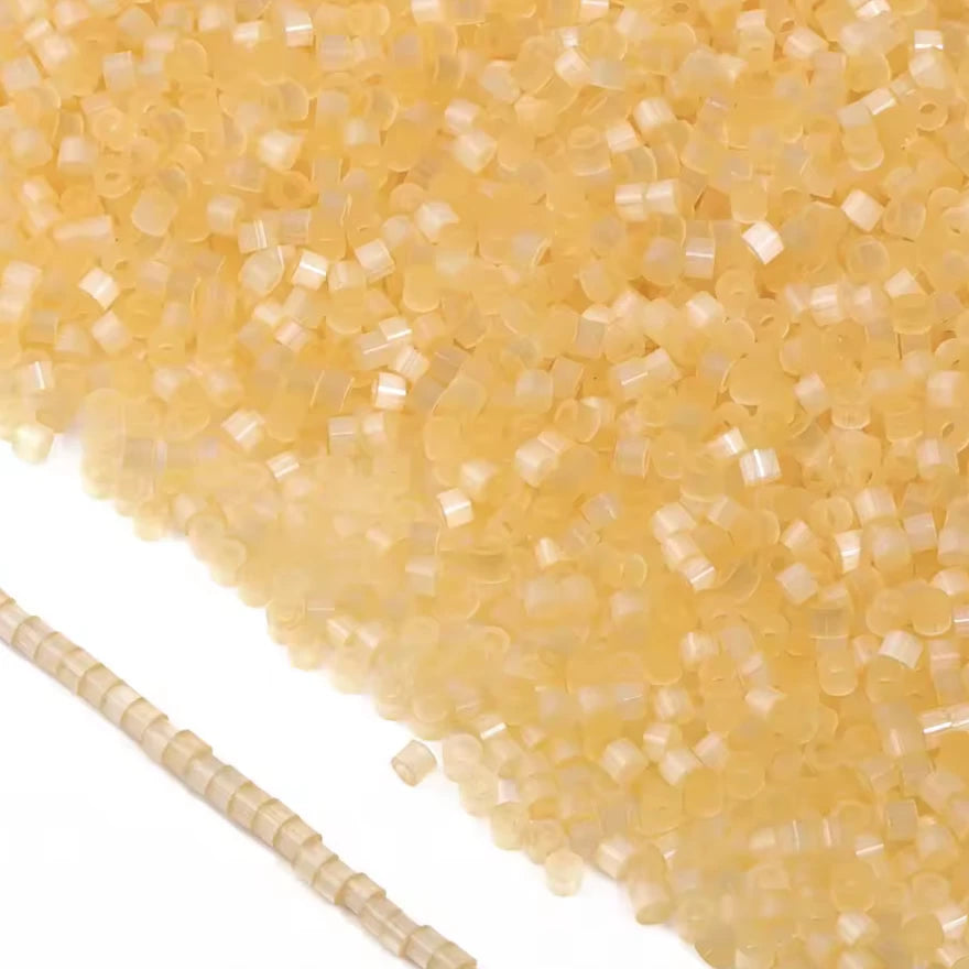 11/0 Sunny Yellow Loose Seed Beads (50g) Sundaylace Creations & Bling