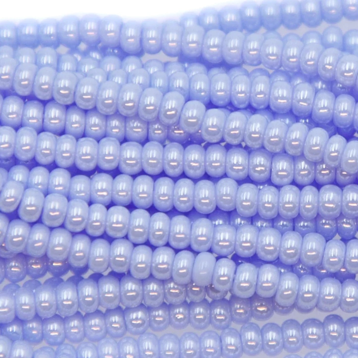 10/0 Luster Opaque Blue, (10SB360) Preciosa Seed Bead *Hank 10/0 Preciosa Seed Beads