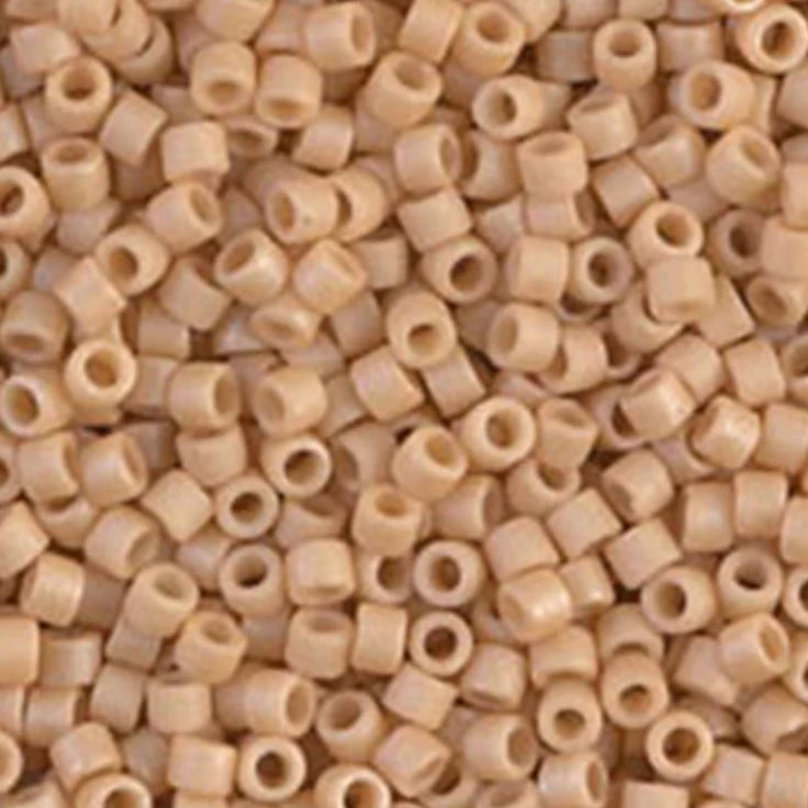 Delica 11/0 RD Opaque Matte Light Terracotta, (0389v) (5.2g) Miyuki Delica Beads